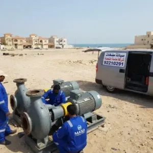 خطوات عمل شركة صيانة مضخات في الخيران