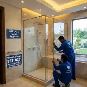 مقارنة بين تركيب شاور بوكس المنصورية الاحترافي والعمل العشوائي