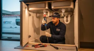 المنظومة التكنولوجية التي يستخدمها فني تسليك مجاري بيان