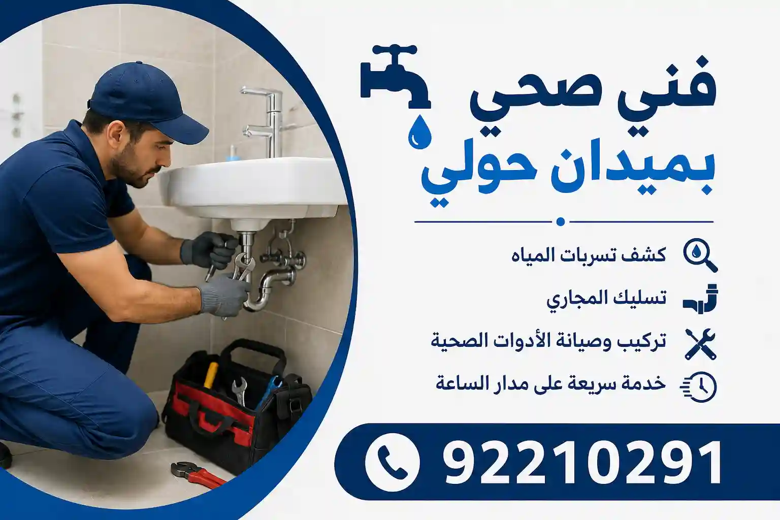أهمية فني صحي بميدان حولي في الحفاظ على المنازل